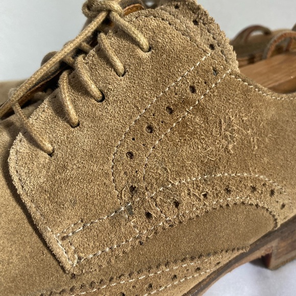 JOHNSTON & MURPHY Flex System Sheepskin Wingtip Men's Shoes. Size 9 - Picture 9 of 12